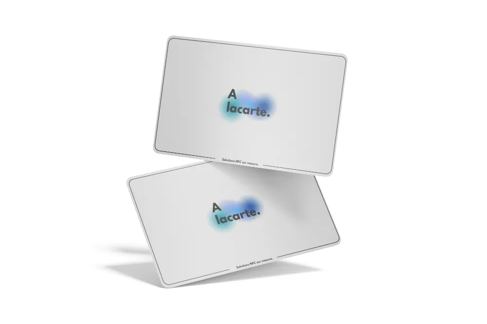 Carte de visite NFC personnalisée NFC Alacarte - recto